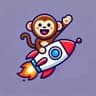 A monkey riding a rocket to proficiency in Mandarin